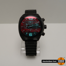 Diesel DZ4316 IP Black Overflow Horloge | in Goede Staat