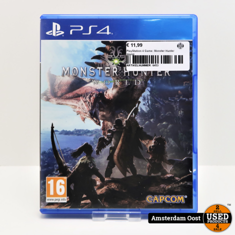 PlayStation 4 Game: Monster Hunter World