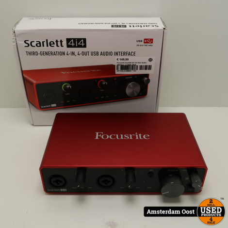 Focusrite Scarlett 4i4 3rd Gen Audio Interface | in Nette Staat