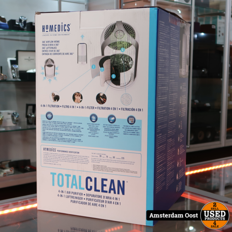 HoMedics Total clean 4-in-1 Luchtreiniger | Nieuw in Doos