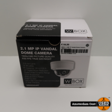 WBOX 2.1MP IP Vandal Dome Camera | Nieuw in doos