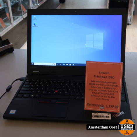 Lenovo Thinkpad L560 i5/8GB/320GB HDD Laptop | in Goede Staat