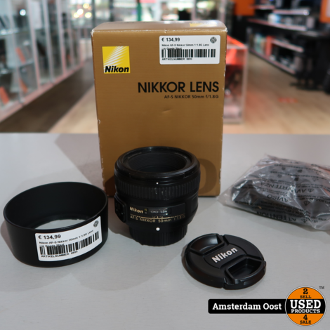 Nikon AF-S Nikkor 50mm 1:1.8G Lens | in Goede Staat