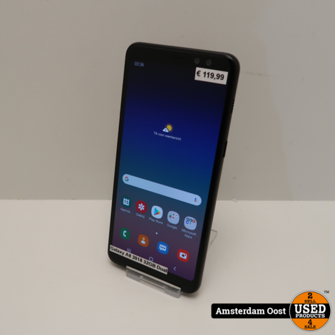 Samsung Galaxy A8 2018 32GB Dual Black | in Goede Staat