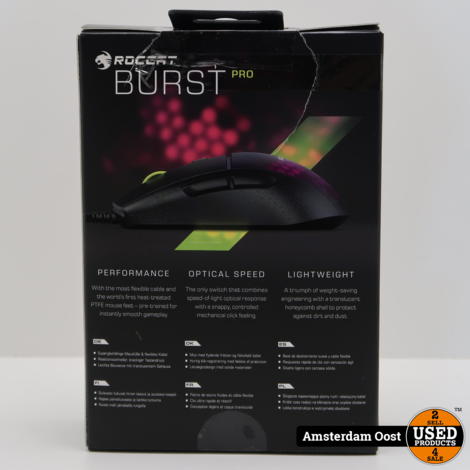 Roccat Burst Pro Gaming Muis | Nieuw in Geopende doos