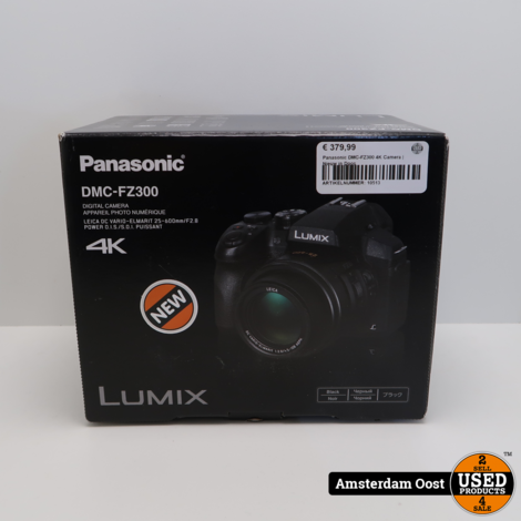 Panasonic Lumix DMC-FZ300 4K Camera | Nieuw in Doos