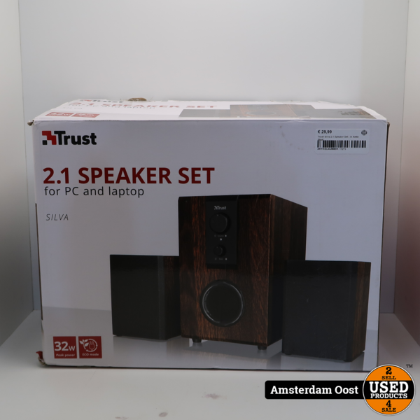 Trust Silva 2.1 Speaker Set | Nette Staat - Used Products Amsterdam Oost
