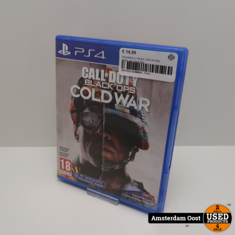 Playstation 4 Game: Call of Duty Black ops Cold War