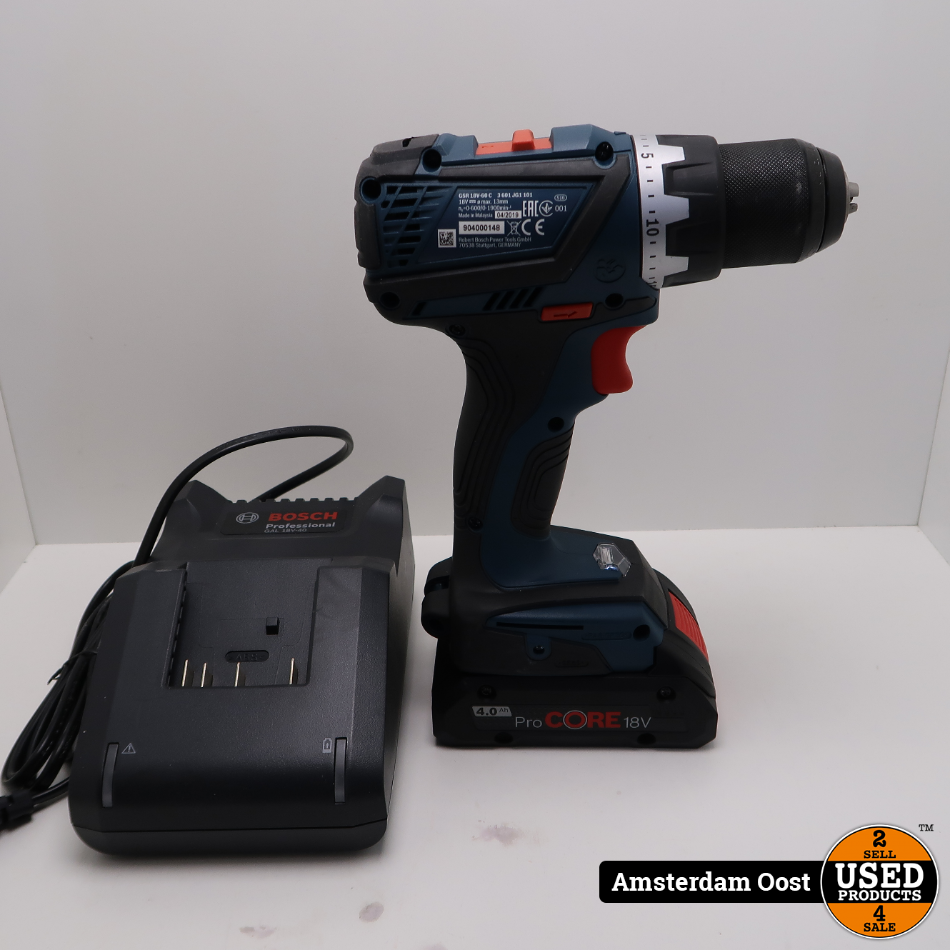 Bosch GSR 18V-60 Accuboormachine | in Nette Staat - Used Oost