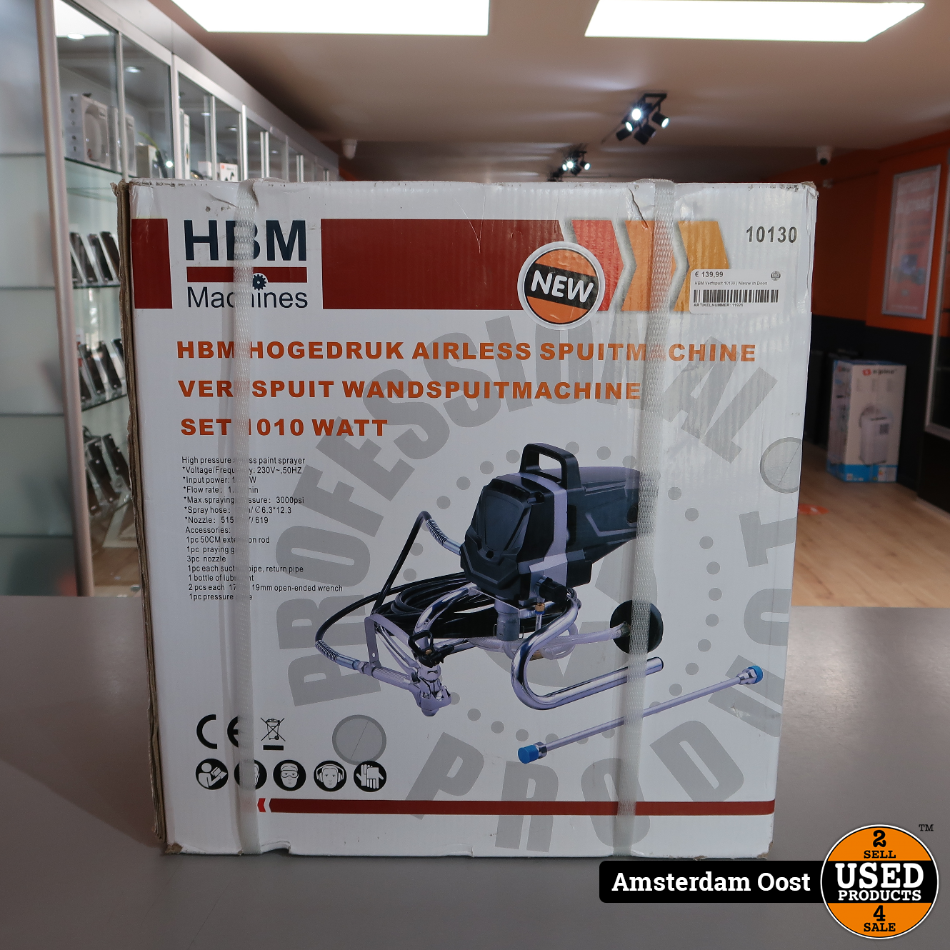 Susteen dikte Geestig HBM Verfspuit 10130 | Nieuw in Doos - Used Products Amsterdam Oost