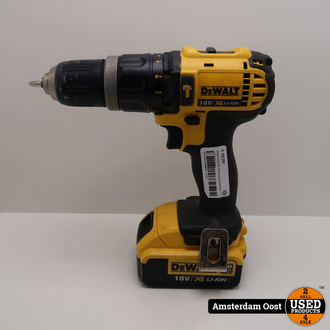 Dewalt DCD785 18V | in Prima Staat - Used Products Amsterdam Oost