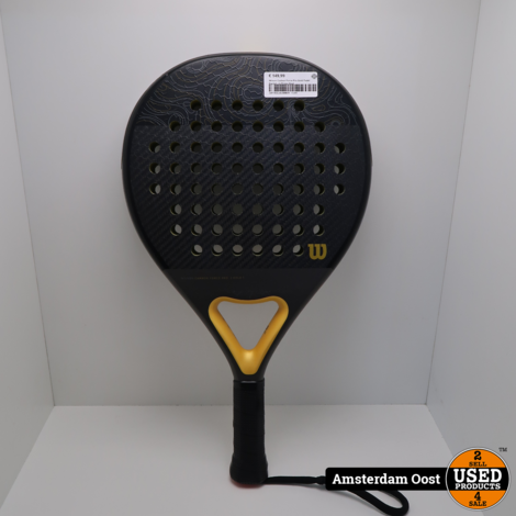 Wilson Carbon Force Pro Gold Padel Racket | In Prima Staat