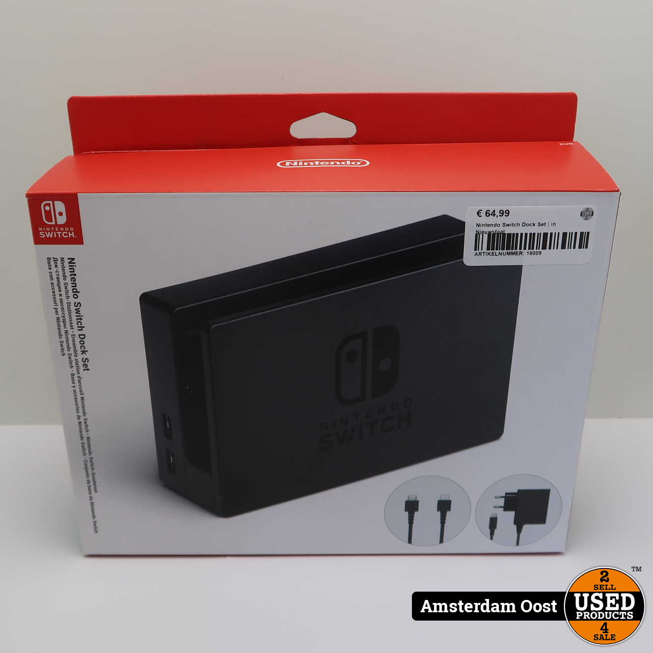 Nintendo switch sales dock used