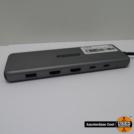 Sitecom 10-in-1 USB4 Power Delivery Multipoort Adpater