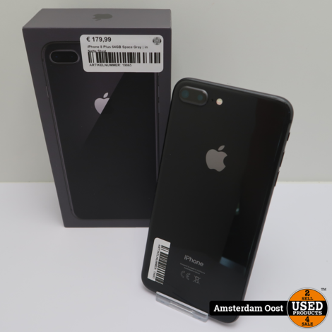iPhone 8 Plus 64GB Space Gray | in Nette Staat