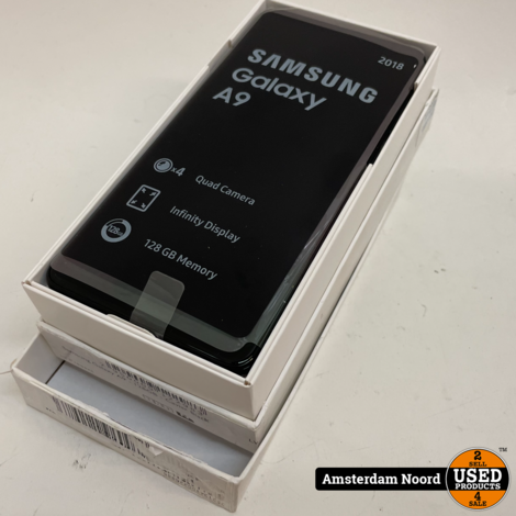 Samsung Galaxy A9 128GB Caviar Black (Nieuw)