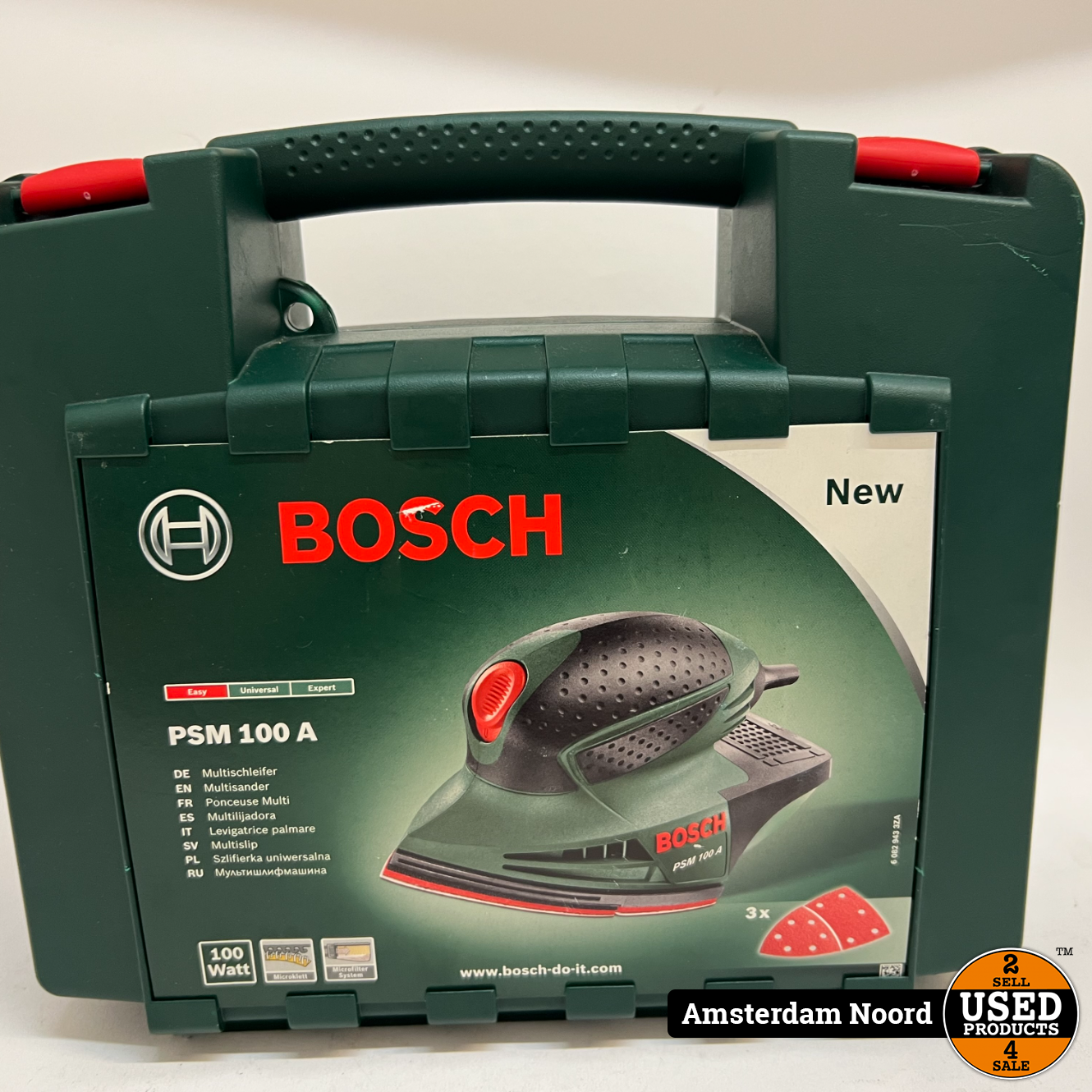 breng de actie Met andere woorden schaamte Bosch PSM 100 A Multischuurmachine - Used Products Amsterdam Noord