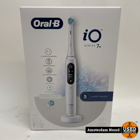 Oral-B iO Series 7W Elektrische Tandenborstel (Nieuw)