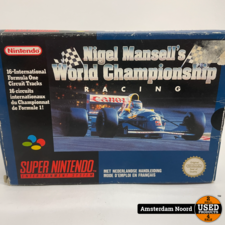 Super Nintendo Nigel Mansells World Championship Racing
