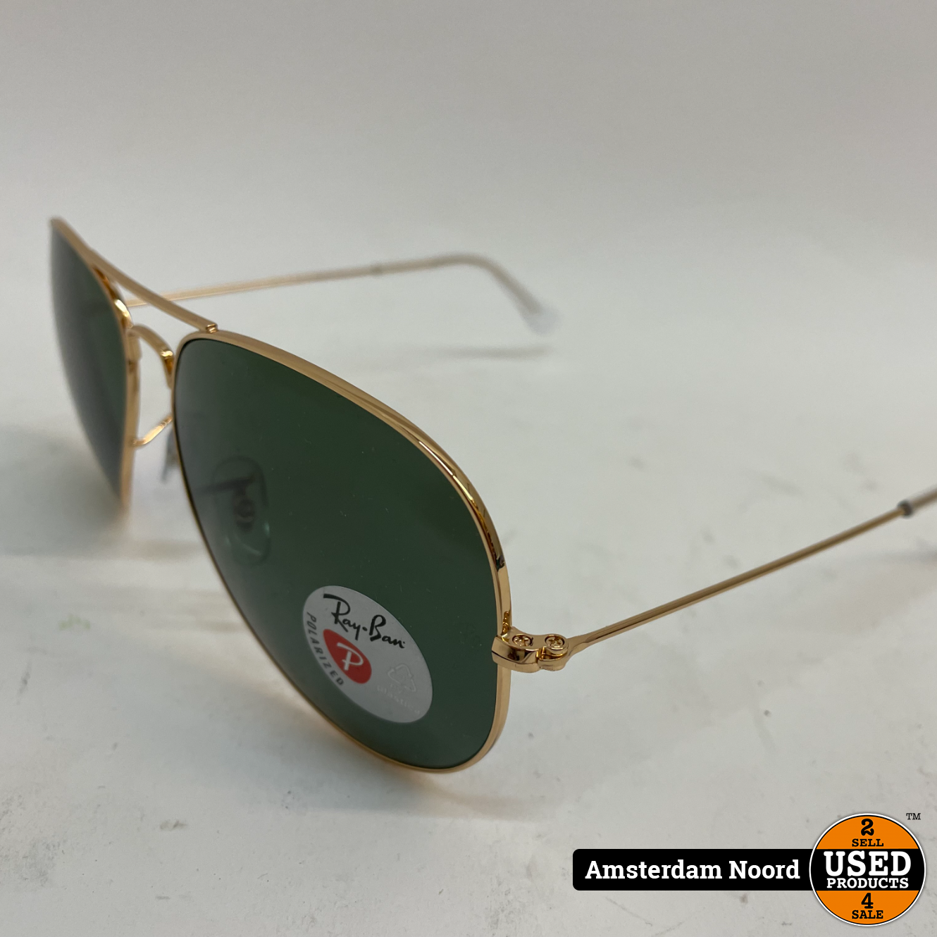 Polarized Aviator Metal Maat: 62x14 - Used Products Amsterdam Noord