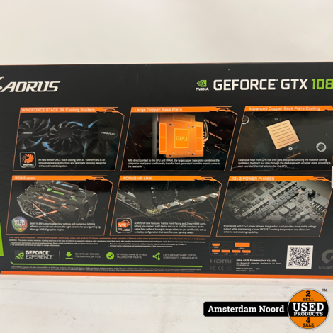 Aorus Nvidia GeForce GTX 1080Ti 11G