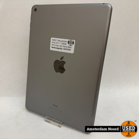 Apple iPad 2017 128GB Wifi Grijs (5e Generatie) -  Nieuwstaat