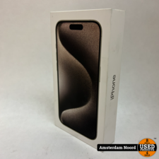 Apple Apple iPhone 15 Pro 128GB Natural Titanium (Nieuw+Bon)