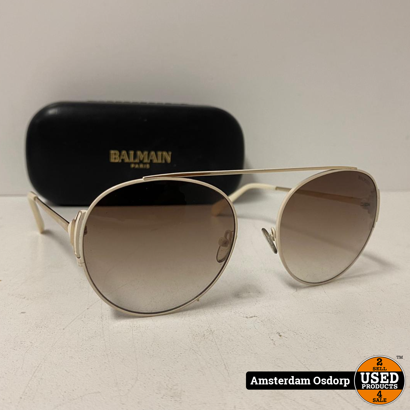Sult Tempel surfing Balmain BL2525B Zonnebril met koker - Used Products Osdorp