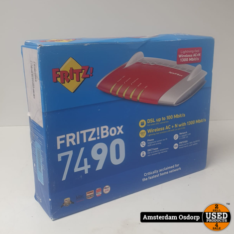 Fritzbox 7490 Dual Band WLAN Router | Nieuw in doos