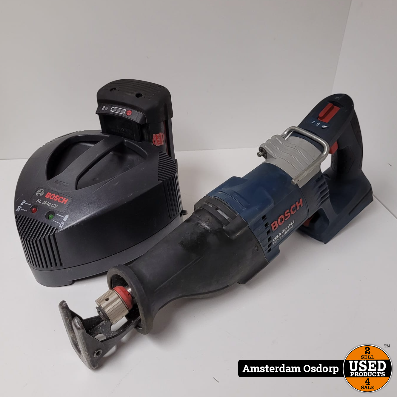 Moreel onderwijs rots inrichting bosch BOSCH GSA 36 reciprozaag + 36V accu + lader| in nette staat - Used  Products Osdorp