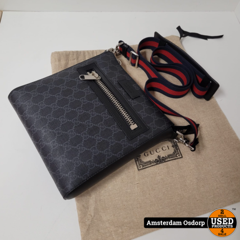 Gucci black small messenger bag | in nette staat + bon