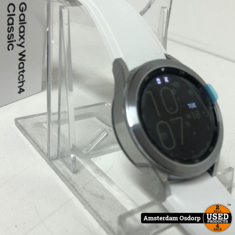 Samsung Galaxy Watch 4 Classic wit | Nieuwstaat in doos