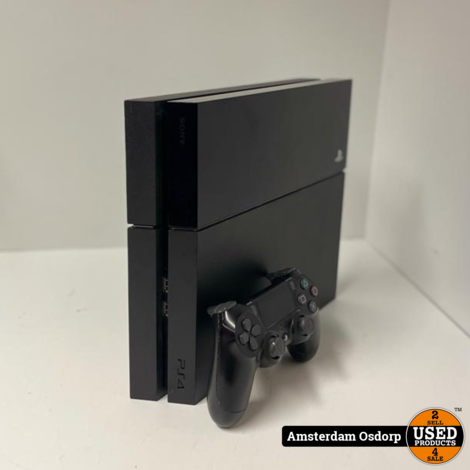 Playstation 4 500GB Zwart +Controller | In Nette Staat