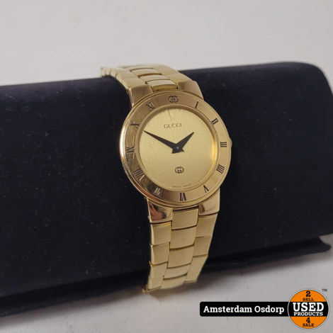 GUCCI 3300M goudkleur vintage Horloge dames | in nette staat