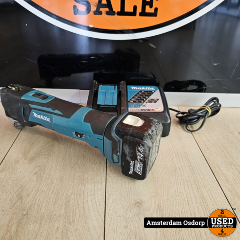 Makita MultiTool DTM41 + 5.0AH Accu + Accu Lader