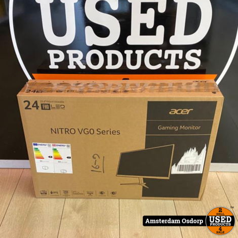 Acer Nitro VG0 Series 24'' FULL HD Led | nieuwstaat