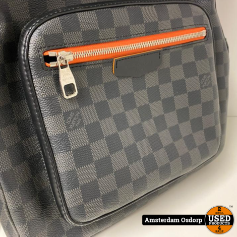 Louis Vuitton Orange Damier Graphite Josh Backpack | nette staat