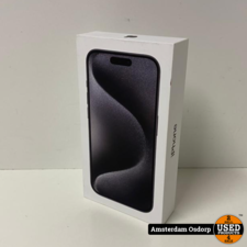 Apple iPhone 15 Pro 256Gb Titanium zwart | NIEUW in seal