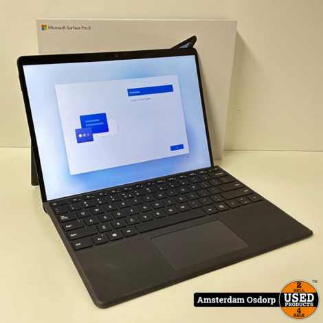 Microsoft Surface Pro X SQ1 | 8GB | 128SSD | keyboard + pen | Nieuwstaat