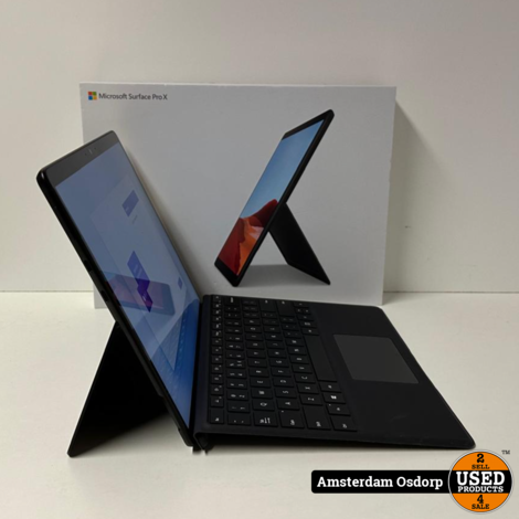 Microsoft Surface Pro X SQ1 | 8GB | 128SSD | keyboard + pen | Nieuwstaat