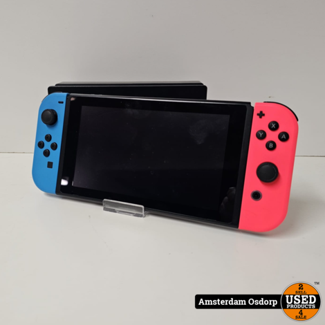 Nintendo Switch 32GB Blauw/rood compleet | nette staat