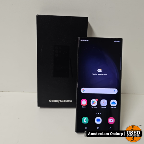 Samsung Galaxy S23 Ultra 256Gb zwart | nette staat