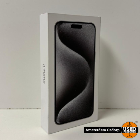 Apple iPhone 15 Pro Max 256GB Titanium wit  | NIEUW in SEAL