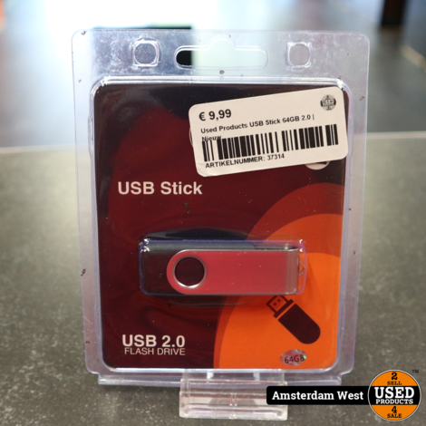 Used Products USB Stick 64GB 2.0 | Nieuw