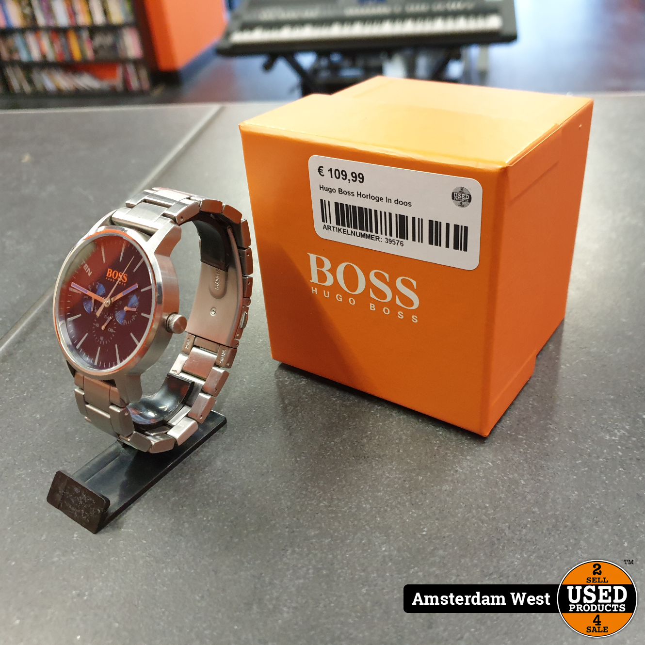 Afleiding milieu uitgebreid Hugo Boss Horloge In doos - Used Products Amsterdam West