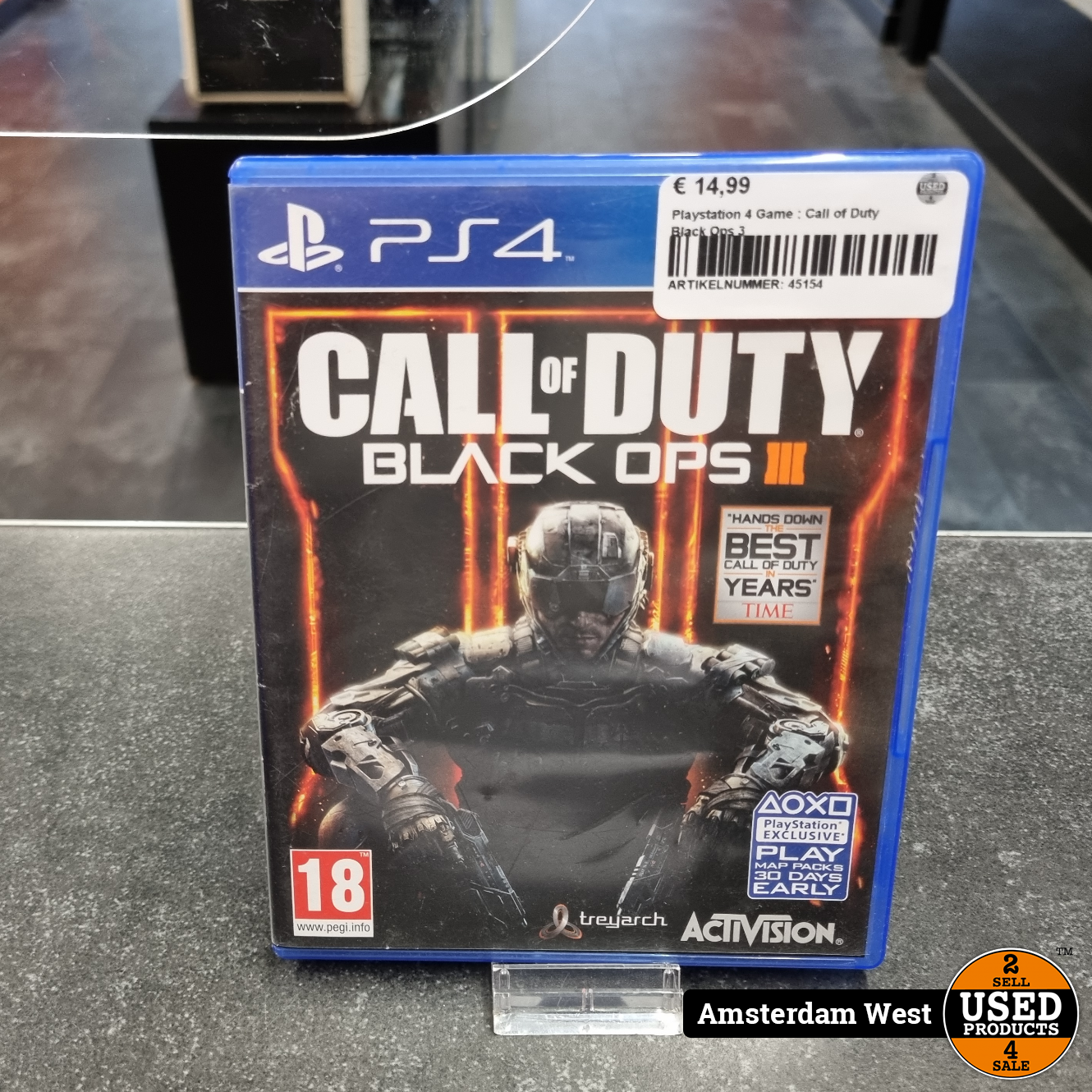 Liever zegevierend Waden Playstation 4 Game : Call of Duty Black Ops 3 - Used Products Amsterdam West
