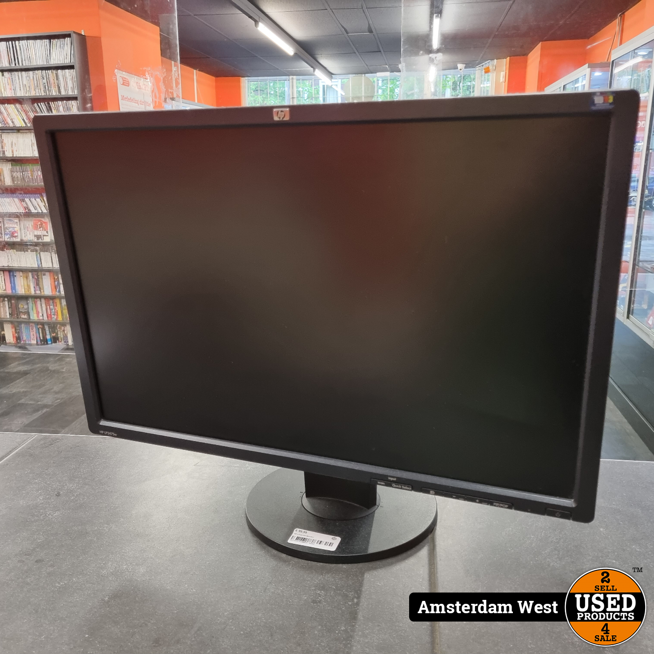 HP LP2475W Monitor 24 Inch HDMI Full Monitor Used Products Amsterdam