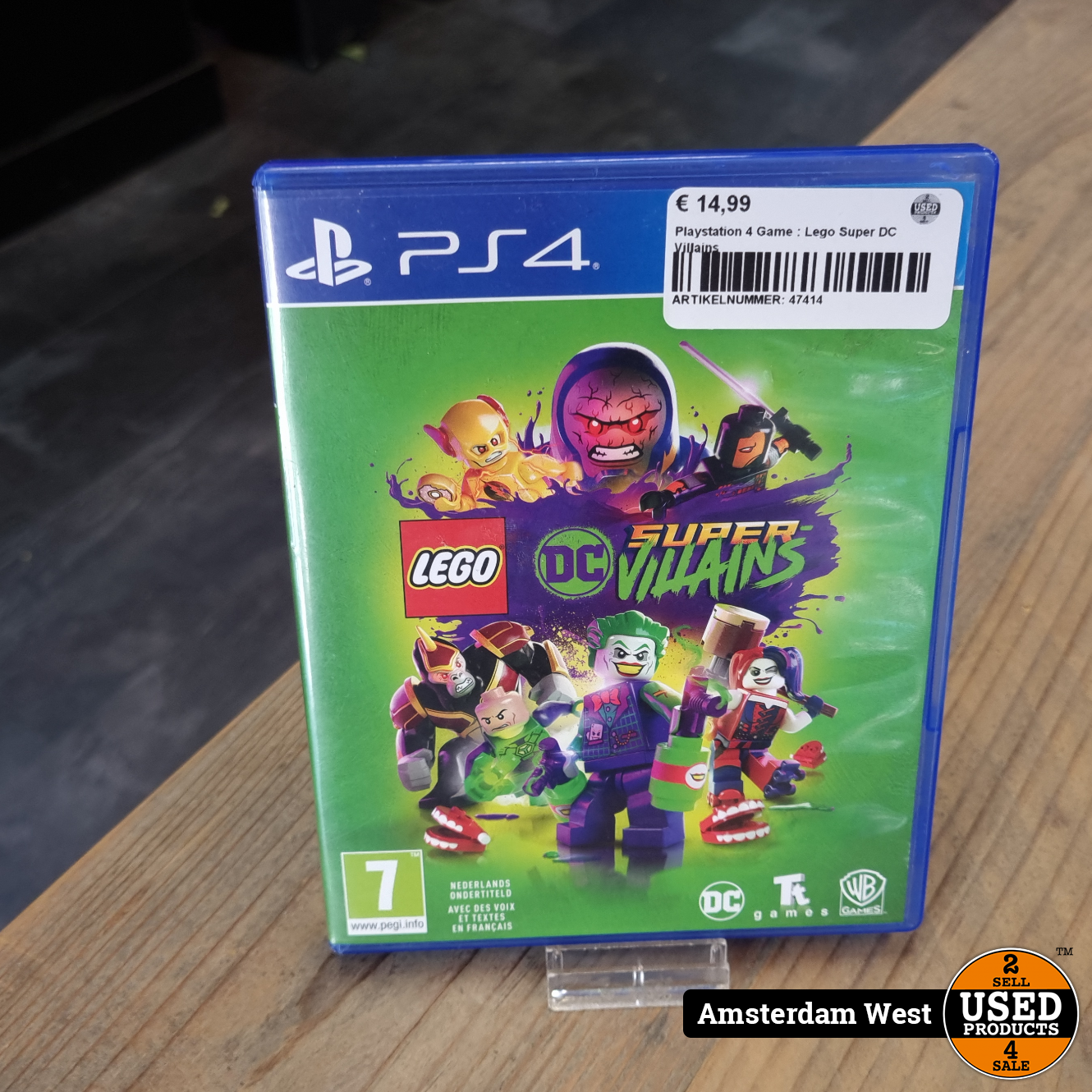 Playstation 4 Game : Lego Super DC Villains Used Products Amsterdam