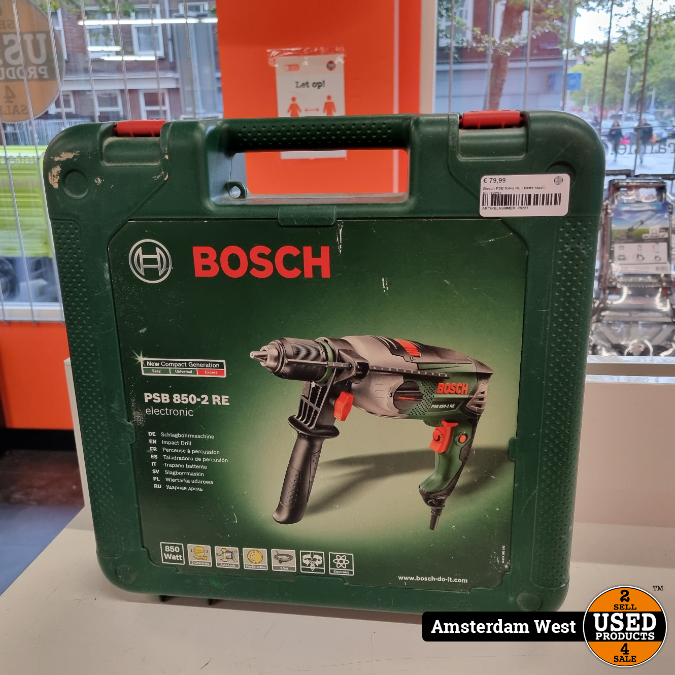 Bosch 850-2 RE | Nette staat | Incl koffer Used Products Amsterdam