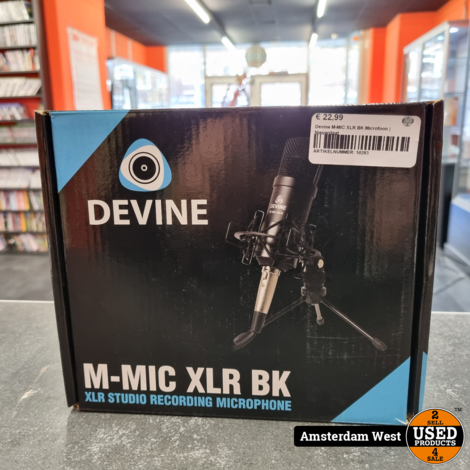 Devine M-MIC XLR BK Microfoon | Nieuwstaat